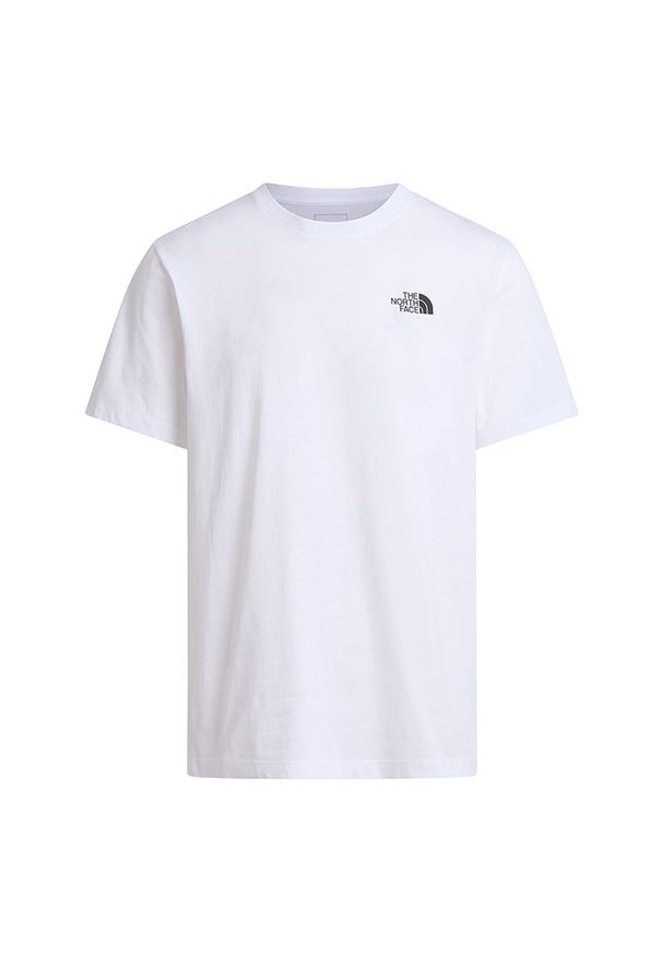 Koszulka męska The North Face Evolution NSE Box 0A8B6KFN41 - białe. Kolor: biały. Materiał: bawełna, tkanina, poliester. Długość rękawa: krótki rękaw. Długość: krótkie