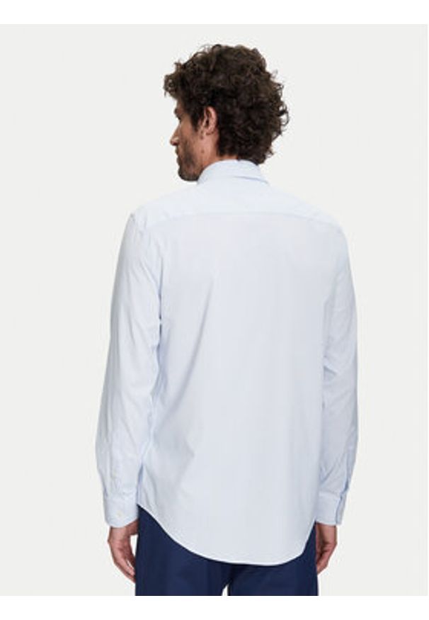 TOMMY HILFIGER - Tommy Hilfiger Koszula Performance MW0MW39419 Błękitny Regular Fit. Kolor: niebieski. Materiał: syntetyk