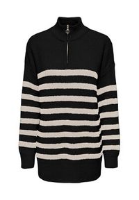 only - ONLY Sweter 15294728 Czarny Regular Fit. Kolor: czarny. Materiał: syntetyk #4