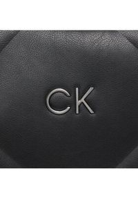 Calvin Klein Torebka Re-Lock Quilt Tote Lg K60K611339 Czarny. Kolor: czarny. Materiał: skórzane
