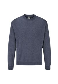FRUIT OF THE LOOM - Męska Klasyczna Bluza Wkładana Przez Głowę. Kolor: niebieski
