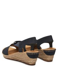 Rieker Sandały CEO-624H6-14 Granatowy. Kolor: niebieski. Materiał: skóra #2