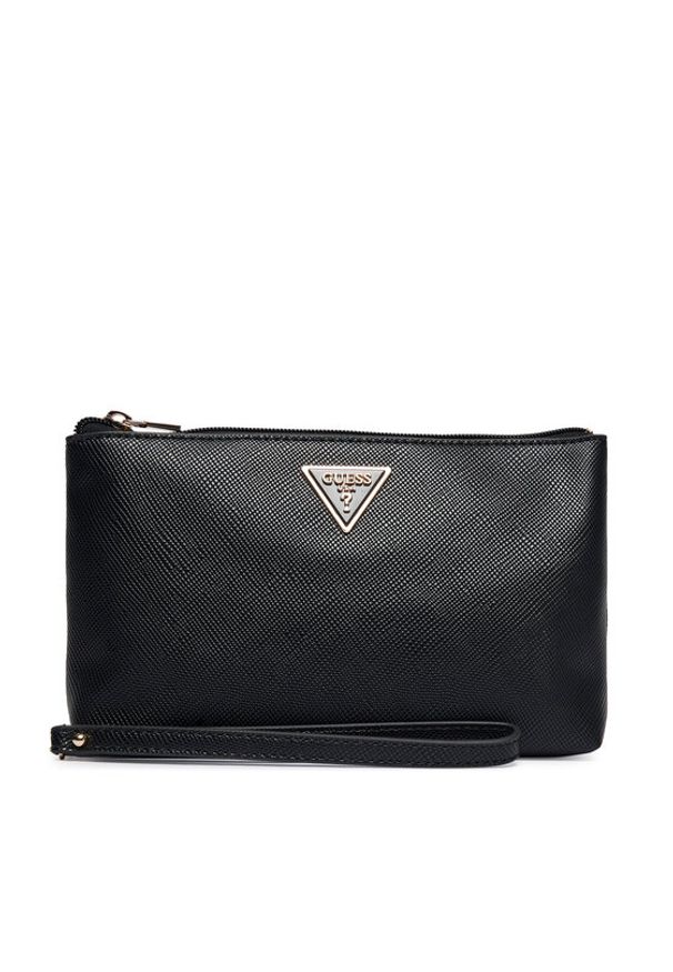 Guess Kosmetyczka Laurel II Slg SWZG74 59145 Czarny. Kolor: czarny. Materiał: skóra