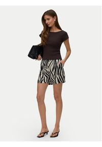 Vero Moda Szorty materiałowe Jesmilo 10279694 Kolorowy Regular Fit. Materiał: len. Wzór: kolorowy #3