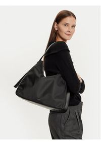 Calvin Klein Torebka Ck Sense Medium Shopper_Nylon K60K613128 Czarny. Kolor: czarny. Materiał: skórzane #5