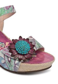 Laura Vita Sandały Barry 36 Fioletowy. Kolor: fioletowy. Materiał: skóra #5