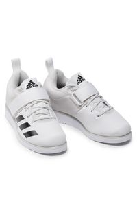 Adidas - adidas Buty Powerlift 4 GZ5871 Biały. Kolor: biały. Materiał: materiał