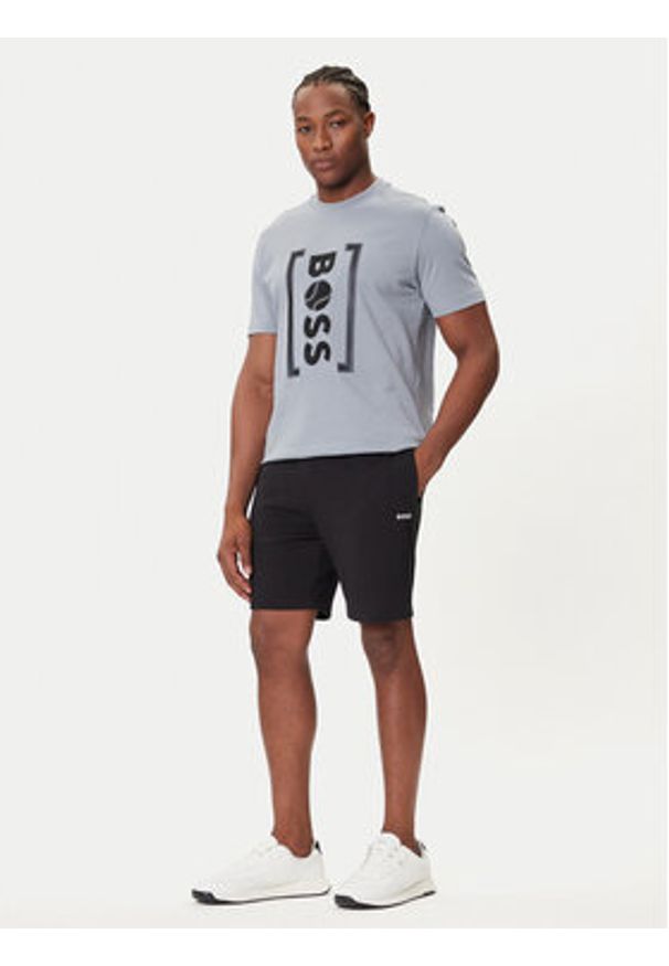 BOSS Szorty sportowe Zone 50543091 Czarny Regular Fit. Kolor: czarny. Materiał: syntetyk, bawełna. Styl: sportowy