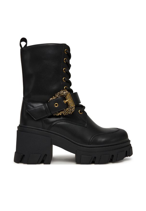 Botki Versace Jeans Couture. Kolor: czarny