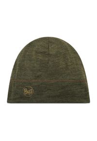 Buff Czapka Merino Lightweight Beanie Solid 113013.843.10.00 Zielony. Kolor: zielony. Materiał: wełna, materiał