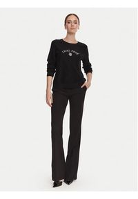 Liu Jo Sport Sweter TF6037 MS049 Czarny Regular Fit. Kolor: czarny. Materiał: syntetyk. Styl: sportowy #5