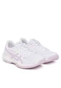 Asics Buty halowe Gel-Rocket 12 1072A119 Biały. Kolor: biały. Materiał: skóra #4