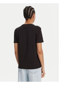 Just Cavalli T-Shirt 78PAHT01 Czarny Regular Fit. Kolor: czarny. Materiał: bawełna #5