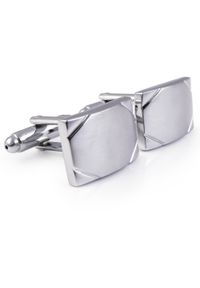 Modini - Matowe spinki do mankietów z błyszczącymi narożnikami N59 #1