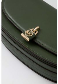 MICHAEL Michael Kors torebka skórzana kolor zielony. Kolor: zielony. Materiał: skórzane. Rodzaj torebki: na ramię #2