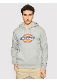 Dickies Bluza Icon Logo DK0A4XCBGYM Szary Regular Fit. Kolor: szary. Materiał: bawełna, syntetyk