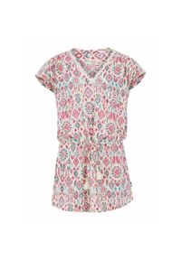 Tunika damska Protest Prtmayla. Kolor: biały, różowy, wielokolorowy. Materiał: dresówka #1