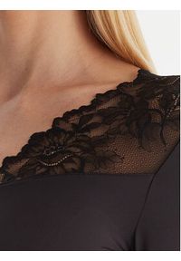 YSABEL MORA - Ysabel Mora Koszulka piżamowa 19487 Czarny Slim Fit. Kolor: czarny. Materiał: syntetyk #3