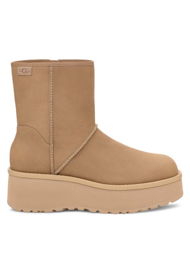 Ugg Botki W Cityfunc Mid 1163030 Beżowy. Kolor: beżowy. Materiał: skóra