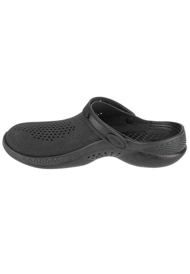 Buty do chodzenia męskie Crocs Literide 360 Clog. Okazja: na plażę. Kolor: czarny. Materiał: syntetyk, materiał