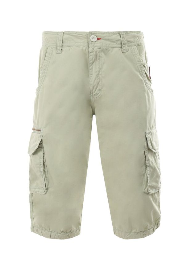 Born2be - Jasnozielone Szorty Kassedeia. Kolor: zielony. Materiał: bawełna. Styl: klasyczny