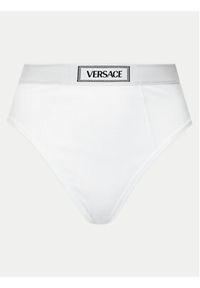 VERSACE - Versace Figi klasyczne z wysokim stanem 1013505 Biały. Stan: podwyższony. Kolor: biały. Materiał: bawełna