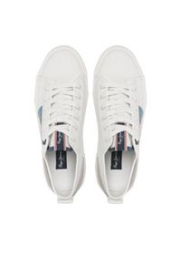 Pepe Jeans Sneakersy Allen Flag Color PMS30903 Biały. Kolor: biały. Materiał: materiał #6