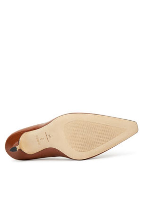 BOSS Szpilki Charlize 50548509 Brązowy. Kolor: brązowy. Materiał: skóra. Obcas: na szpilce