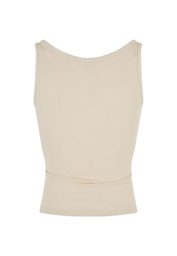 Urban Classics - Tank Top Damski Prążkowana Ekologiczny Basic 2pak. Kolor: zielony, wielokolorowy, brązowy. Materiał: prążkowany