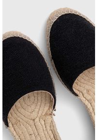 Manebi espadryle Flat Valenciana Espadrilles kolor czarny O 7.9 P0. Kolor: czarny. Materiał: guma #6