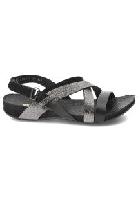Czarne Sandały Armodo Modne Obuwie Damskie. Okazja: na co dzień, na spacer. Kolor: czarny. Materiał: skóra. Styl: casual #6
