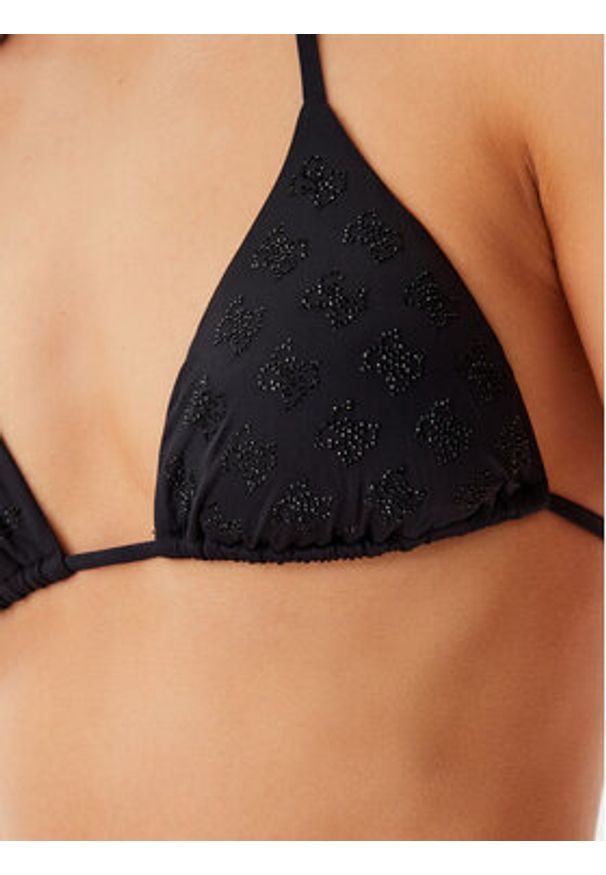 Guess Dół od bikini E5GO11 MC040 Czarny. Kolor: czarny. Materiał: syntetyk