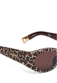 JACQUEMUS Okulary przeciwsłoneczne JAC4C2SUN Brązowy. Kolor: brązowy #7