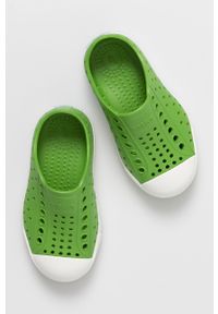 Native - Tenisówki dziecięce Jefferson. Nosek buta: okrągły. Zapięcie: bez zapięcia. Kolor: zielony. Materiał: syntetyk, materiał, guma #3