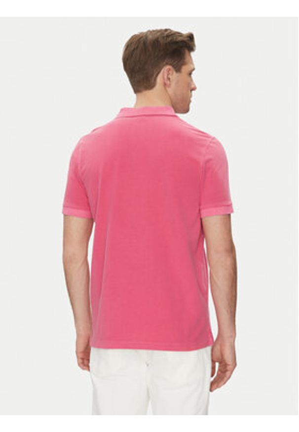 JOOP! Jeans Polo 15 JJJ-02Ambrosian 30045619 Różowy Modern Fit. Typ kołnierza: polo. Kolor: różowy. Materiał: bawełna