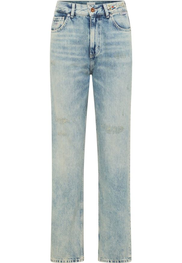 Damskie Spodnie Jeansowe Mustang Style Brooks Straight Denim Blue 1016921 5000 225