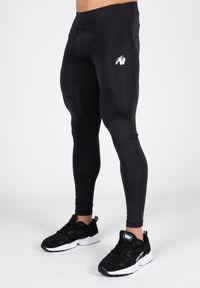 GORILLA WEAR - Winchester Rajstopy męskie - Czarny. Kolor: czarny. Sport: fitness