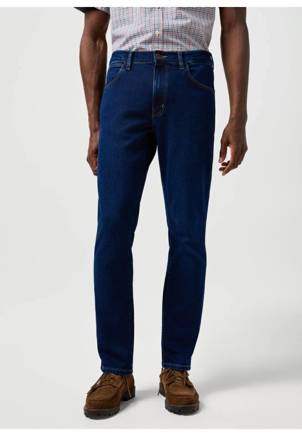Wrangler - MESKIE SPODNIE WRANGLER LARSTON COSMIC BLUE 112362544
