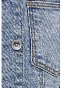Vero Moda kurtka jeansowa damska przejściowa. Okazja: na co dzień. Kolor: niebieski. Materiał: jeans. Styl: casual