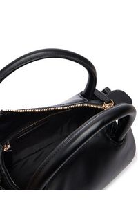 TOMMY HILFIGER - Tommy Hilfiger Torebka Th Logotape Mini Satchel AW0AW18743 Czarny. Kolor: czarny. Materiał: skórzane #5