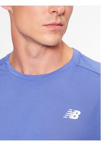 New Balance T-Shirt Accelerate Short Sleeve MT23222 Niebieski Regular Fit. Kolor: niebieski. Materiał: syntetyk #5