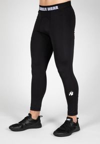 GORILLA WEAR - Columbus Rajstopy męskie - Czarny. Kolor: czarny. Sport: fitness
