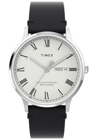 Timex - Zegarek Męski TIMEX Waterbury TW2W15000. Materiał: skóra. Styl: elegancki