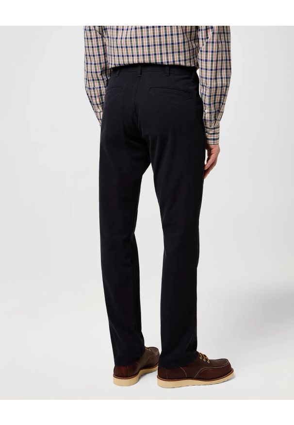 Wrangler - MESKIE SPODNIE WRANGLER REGULAR CHINO BLACK 112371029