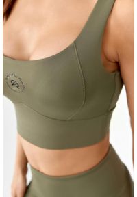 ROUGH RADICAL - Stanik top sportowy treningowy szybkoschnący Rough Radical Sports Bra Hamptons. Kolor: zielony