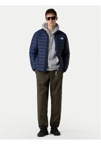 The North Face Kurtka puchowa Classic NF0A8D1U Granatowy Regular Fit. Kolor: niebieski. Materiał: syntetyk