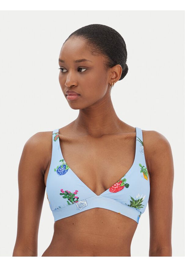 Seafolly Góra od bikini Playa Bonita 31569MF287 Błękitny. Kolor: niebieski. Materiał: syntetyk