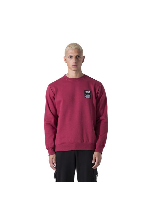 EVERLAST - Bluza męska Everlast Neutrals Crewneck. Kolor: czerwony. Sport: fitness