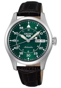 Seiko - Zegarek Męski SEIKO 5 Automatic Suit Sports SRPJ89K1. Materiał: skóra #1