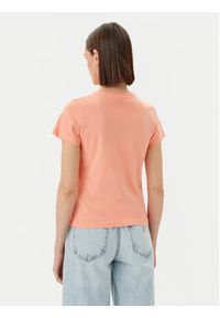 Guess T-Shirt V5GI10 K9RM1 Pomarańczowy Regular Fit. Kolor: pomarańczowy. Materiał: bawełna
